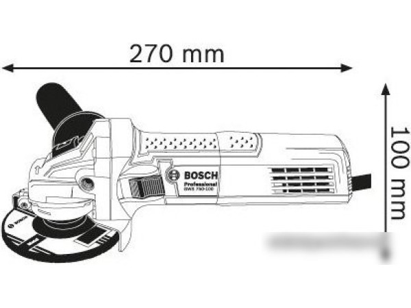 Угловая шлифмашина Bosch GWS 750 S Professional 0601394121