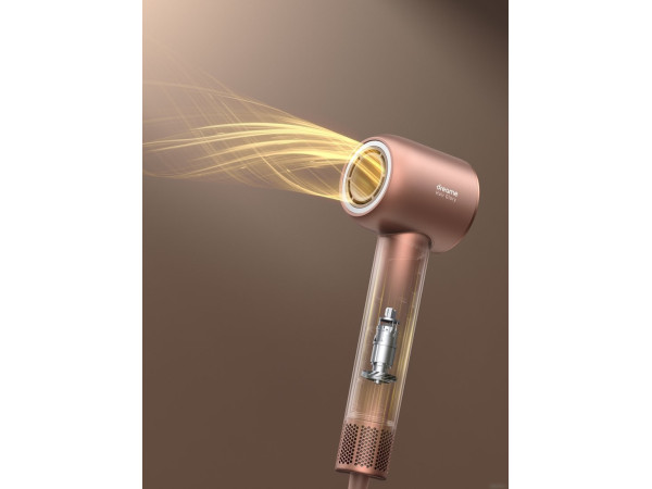 Фен Dreame Hairdryer Glory AHD6A-RS (с переходником на евровилку, розовое золото)