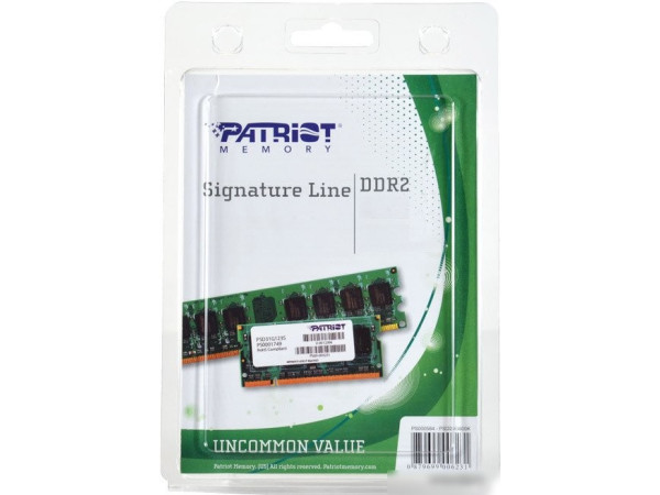 Оперативная память Patriot Signature 2GB DDR2 PC2-6400 (PSD22G80026)