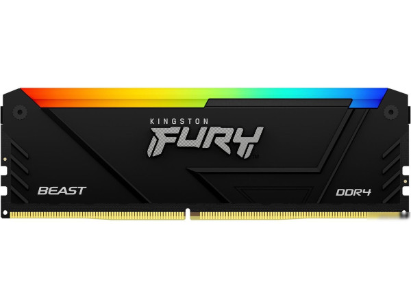 Оперативная память Kingston FURY Beast RGB 2x32ГБ DDR4 3600 МГц KF436C18BB2AK2/64