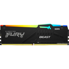 Оперативная память Kingston FURY Beast RGB 8ГБ DDR5 5200 МГц KF552C40BBA-8