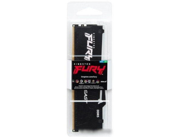 Оперативная память Kingston FURY Beast RGB 8ГБ DDR5 5200 МГц KF552C40BBA-8