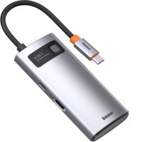 Док-станция Baseus Metal Gleam Series 4 in 1 Multifunctional Type-C CAHUB-CY0G