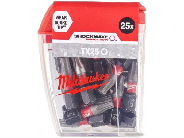 Набор бит Milwaukee 4932430880 (25 предметов)