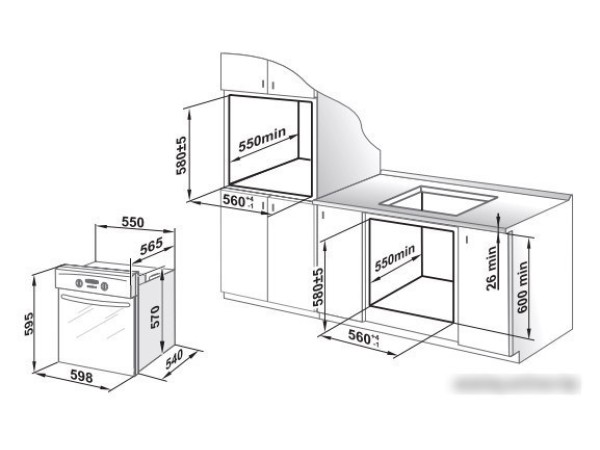 Электрический духовой шкаф GEFEST ДА 622-03 РН3