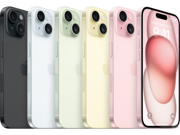 Смартфон Apple iPhone 15 128GB (голубой)