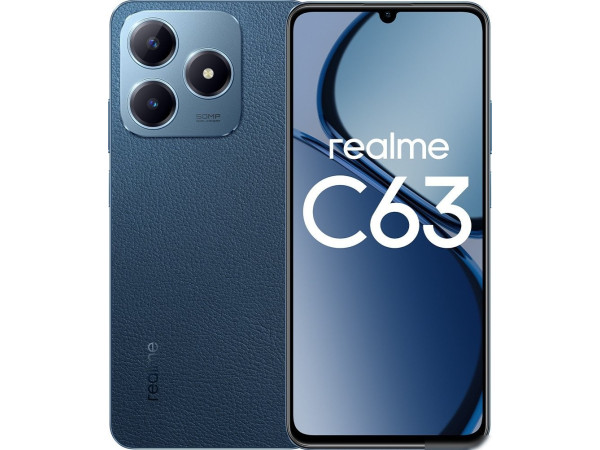Смартфон Realme C63 8GB/256GB RMX3939 международная версия (кожаный синий)