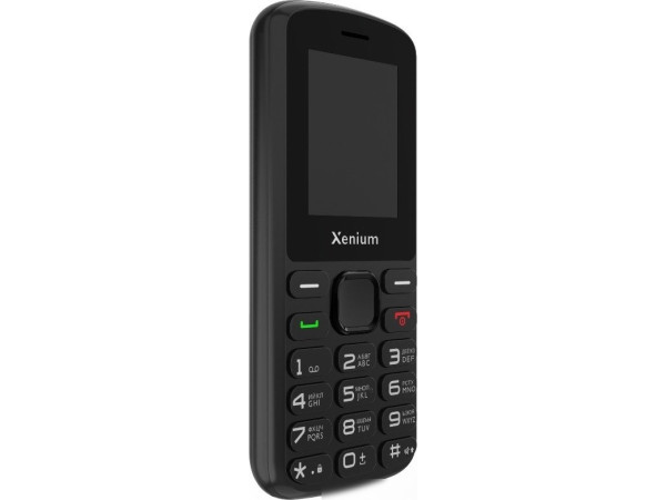 Кнопочный телефон Xenium X170 (черный)