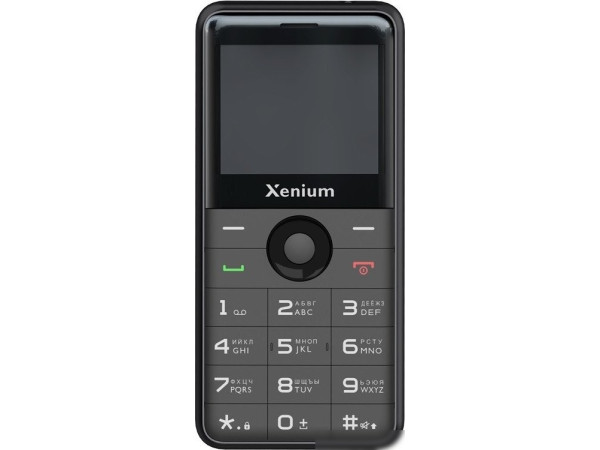 Кнопочный телефон Xenium X700 (черный)