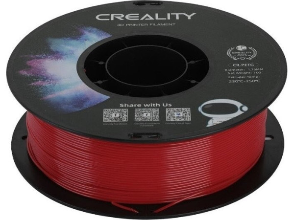 Пластик Creality CR-PETG 1.75 мм 1 кг (красный)