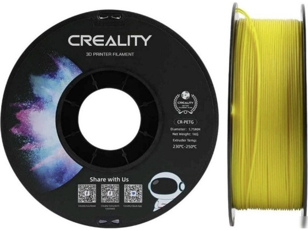 Пластик Creality CR-PETG 1.75 мм 1 кг (желтый)