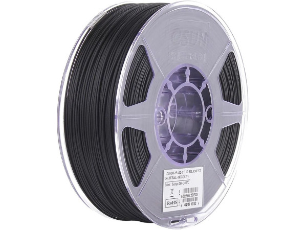 Пластик eSUN ePA12-CF 1.75 мм 1000 г (натуральный)