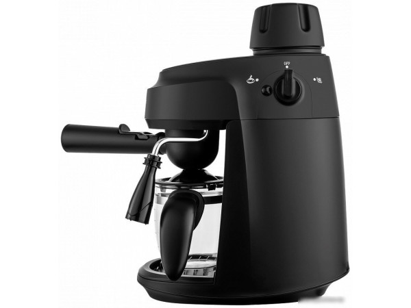 Рожковая бойлерная кофеварка MAUNFELD MF-733BK