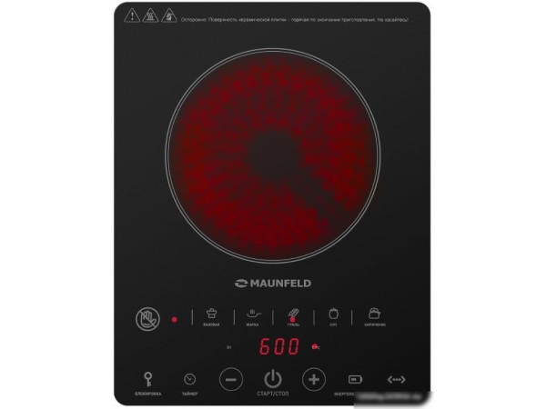 Настольная плита MAUNFELD EVCE.F291-BK