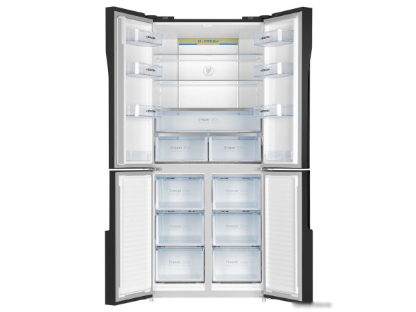 Четырёхдверный холодильник MAUNFELD MFF181NFSB