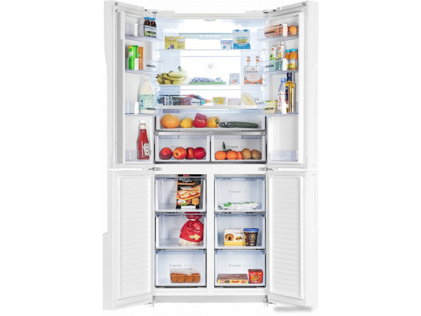 Четырёхдверный холодильник MAUNFELD MFF181NFW