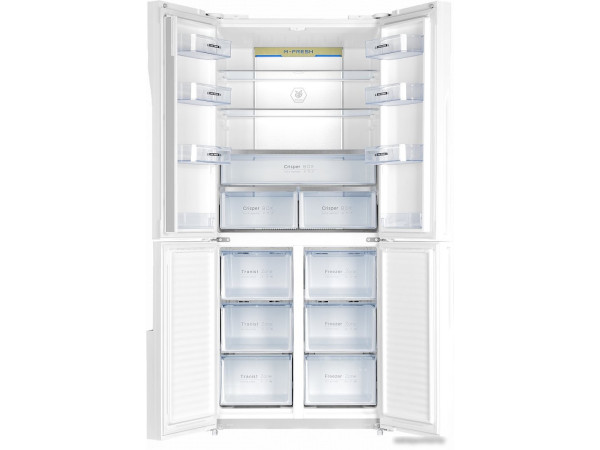 Четырёхдверный холодильник MAUNFELD MFF181NFW