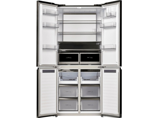 Четырёхдверный холодильник MAUNFELD MFF190NFDBG