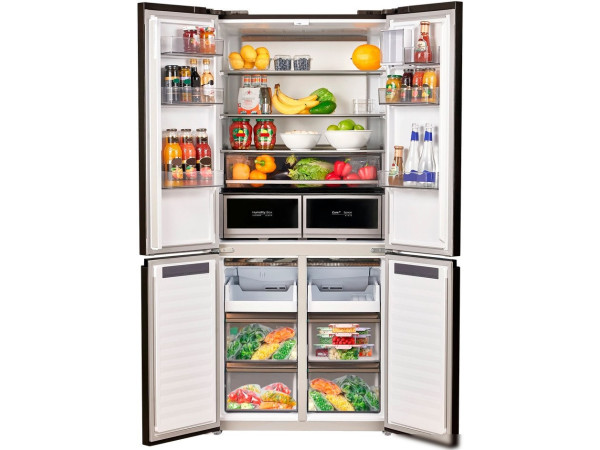 Четырёхдверный холодильник MAUNFELD MFF190NFDSB