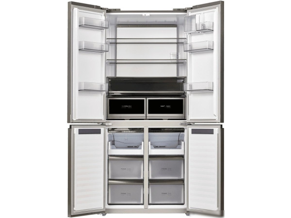 Четырёхдверный холодильник MAUNFELD MFF190NFDSX