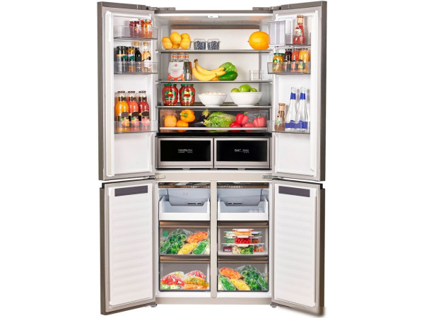 Четырёхдверный холодильник MAUNFELD MFF190NFDSX