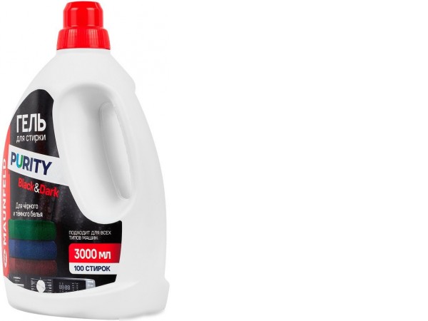 Гель для стирки MAUNFELD Purity Black&Dark MWL3000PB (3 л)