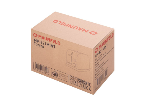 Тостер MAUNFELD MF-821MINT