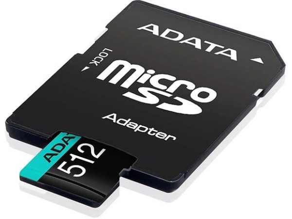 Карта памяти A-Data Premier Pro AUSDX512GUI3V30SA2-RA1 microSDXC 512GB (с адаптером)