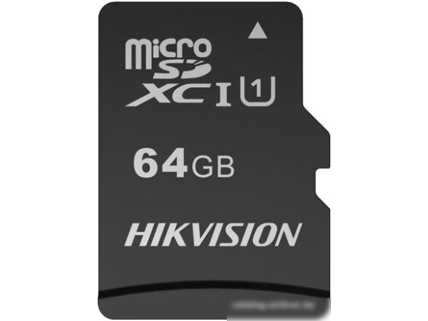 Карта памяти Hikvision microSDHC HS-TF-C1(STD)/64G/Adapter 64GB (с адаптером)