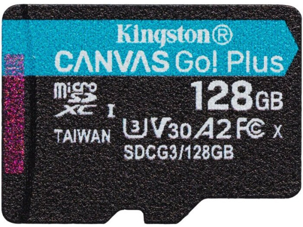 Карта памяти Kingston Canvas Go! Plus microSDXC 128GB