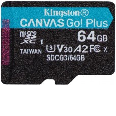 Карта памяти Kingston Canvas Go! Plus microSDXC 64GB