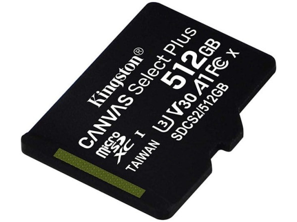 Карта памяти Kingston Canvas Select Plus microSDXC 512GB