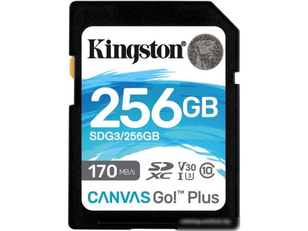 Карта памяти Kingston Canvas Go! Plus SDXC 256GB
