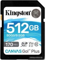 Карта памяти Kingston Canvas Go! Plus SDXC 512GB