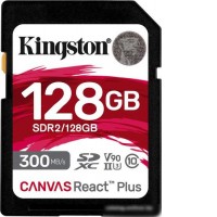 Карта памяти Kingston Canvas React Plus SDXC 128GB