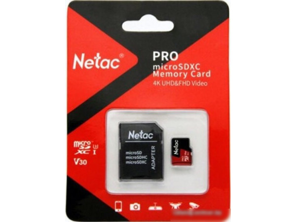 Карта памяти Netac P500 Extreme Pro 32GB NT02P500PRO-032G-R (с адаптером)
