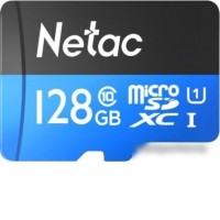 Карта памяти Netac P500 Standard 128GB NT02P500STN-128G-R + адаптер