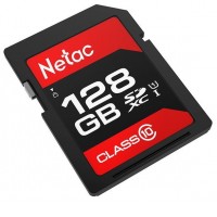 Карта памяти Netac SDXC 128GB U1/C10 Netac P600