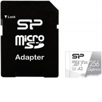 Карта памяти Silicon-Power Superior microSDXC SP256GBSTXDA2V20SP 256GB (с адаптером)