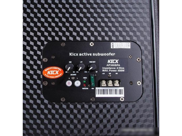 Корпусной активный сабвуфер KICX AP300BPA