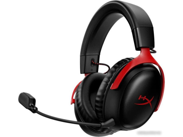 Наушники HyperX Cloud III Wireless (черный/красный)