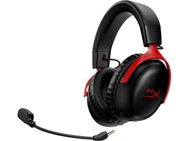 Наушники HyperX Cloud III Wireless (черный/красный)