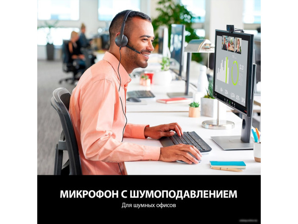 Наушники Logitech USB Headset H340