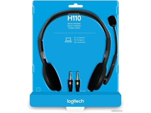 Офисная гарнитура Logitech Stereo Headset H110
