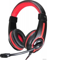 Наушники Oklick HS-L200 (черный/красный)