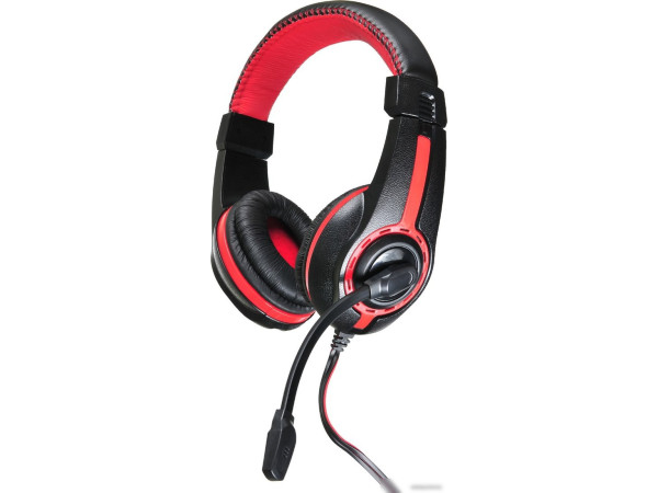 Наушники Oklick HS-L200 (черный/красный)