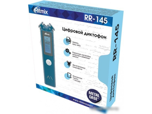 Диктофон Ritmix RR-145 8 GB (черный)