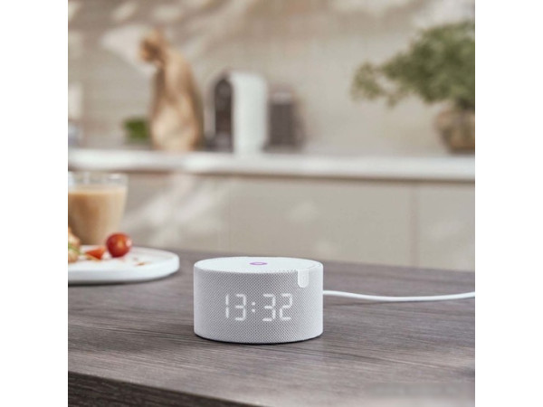 Умная колонка Яндекс Станция Мини 2 с часами (серый опал)