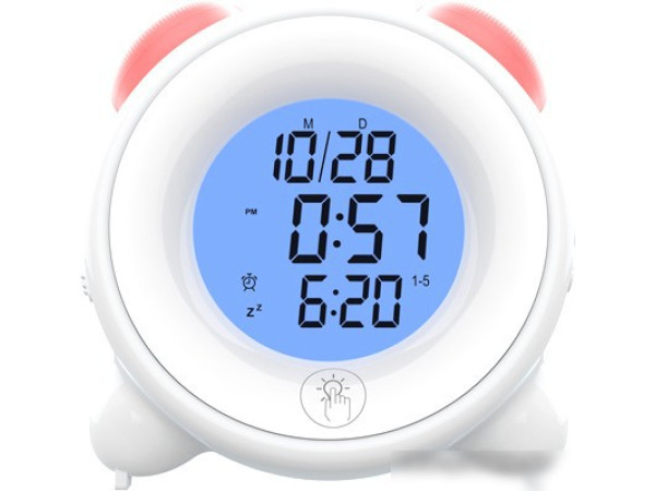 Настольные часы Ritmix CAT-057 (белый)