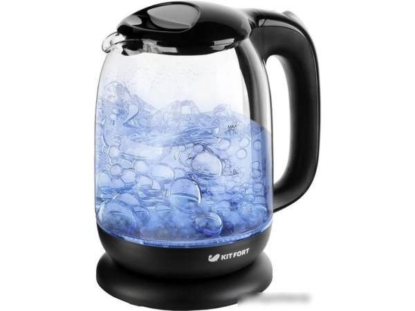 Чайник Kitfort KT-625-5 (черный/серый)